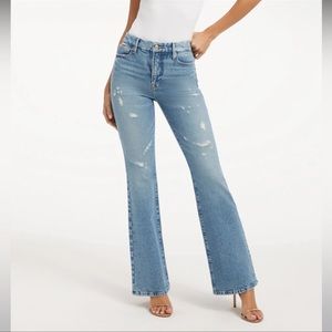 NWT Good American GOOD Classic Bootcut Jeans Size 00/24